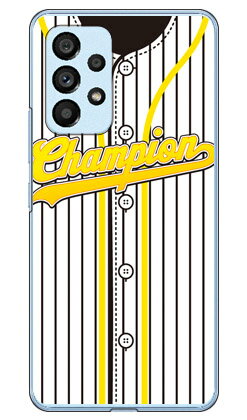 乐天商城 - Cf LTD ベースボールユニフォーム ブラックストライプ×イエロー （クリア） Galaxy A53 5G SCG15 SC-53C au・docomo Coverfullau scg15 sc-53c ケース scg15 sc-53c カバー galaxy a53 5g ケース galaxy a53 5g カバー ギャラクシーa53 5g ケース 送料無料