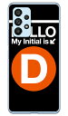 Cf LTD サブウェイイニシャル D オレンジ (クリア) Galaxy A53 5G SCG15 SC-53C au・docomo Coverfull スマホケース ハードケースau scg15 sc-53c ケース scg15 sc-53c カバー galaxy a53 5g ケース galaxy a53 5g カバー ギャラクシーa53 5g ケース 送料無料(2)