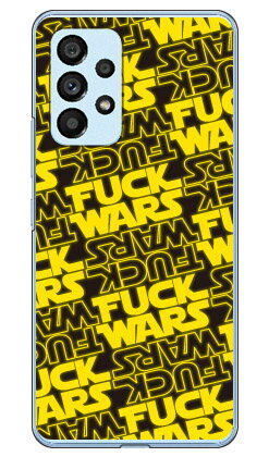 Cf LTD FUCKWARS パターン イエロー （クリア） Galaxy A53 5G SCG15 SC-53C au・docomo Coverfull 受注生産 スマホケース ハードケースau scg15 sc-53c ケース scg15 sc-53c カバー galaxy a53 5g ケース galaxy a53 5g カバー ギャラクシーa53 5g ケース 送料無料