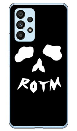 Face bone ブラック （クリア） design by ROTM Galaxy A53 5G SCG15 SC-53C au・docomo SECOND SKIN 受注生産 スマホケース ハードケースau scg15 sc-53c ケース scg15 sc-53c カバー galaxy a53 5g ケース galaxy a53 5g カバー ギャラクシーa53 5g ケース 送料無料