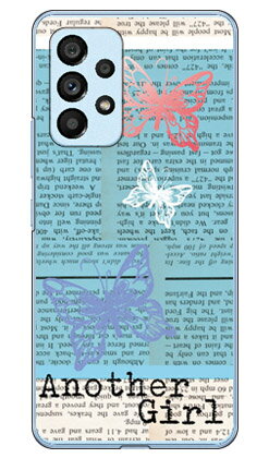 Hal Ikeda 「Another Girl ブルー」 Galaxy A53 5G SCG15 SC-53C au・docomo SECOND SKIN 平面 受注生産 スマホケース ハードケースau scg15 sc-53c ケース scg15 sc-53c カバー galaxy a53 5g ケース galaxy a53 5g カバー ギャラクシーa53 5g ケース 送料無料