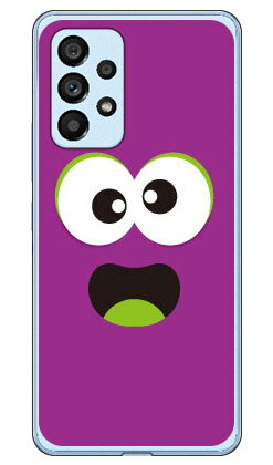 ベイビーモンスター パープル （ソフトTPUクリア） Galaxy A53 5G SCG15 SC-53C au・docomo YESNO 平面 受注生産 スマホケース ソフトケースau scg15 sc-53c ケース scg15 sc-53c カバー galaxy a53 5g ケース galaxy a53 5g カバー ギャラクシーa53 5g ケース 送料無料