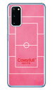ドッジボールコート ピンク (クリア) fot Galaxy S20 5G SCG01・SC-51A au・docomo Coverfull ハードケース sc...