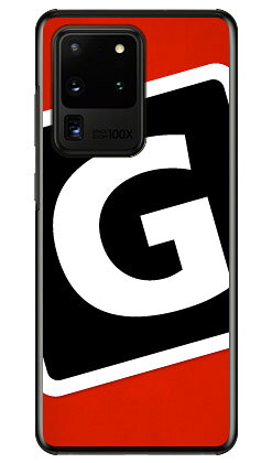 Cf LTD キャンプ イニシャル レッド×ブラック G （クリア） Galaxy S20 Ultra 5G SCG03 au Coverfull au scg03 ケース scg03 カバー galaxy s2 ケース galaxy s2 カバー ギャラクシー s2 ケース ギャラクシー s2 カバー ワイマックス 送料無料