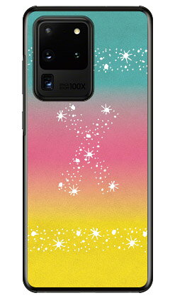 Cf LTD アロハ イニシャル トロピカル X （クリア） Galaxy S20 Ultra 5G SCG03 au Coverfull ハードケース au scg03 ケース scg03 カバー galaxy s2 ケース galaxy s2 カバー ギャラクシー s2 ケース ギャラクシー s2 カバー ワイマックス 送料無料