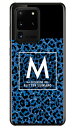 Cf LTD ヒョウ柄 ネイルボトル イニシャル M ブルー (クリア) Galaxy S20 Ultra 5G SCG03 au Coverfull au scg03 ケース scg03 カバー galaxy s2 ケース galaxy s2 カバー ギャラクシー s2 ケース ギャラクシー s2 カバー ワイマックス 送料無料(2)