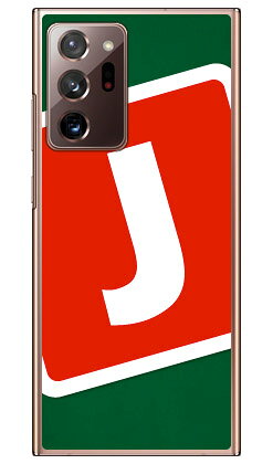 乐天商城 - Cf LTD キャンプ イニシャル グリーン×レッド J （クリア） Galaxy Note20 Ultra 5G SCG06・SC-53A au・docomo Coverfull au scg06 ケース scg06 カバー galaxy note20 ultra 5g ケース galaxy note20 ultra 5g カバー 送料無料