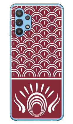 鯉のぼり エンジ （クリア） Galaxy A32 5G SCG08 au Coverfull スマホケース ハードケース au scg08 ケース scg08 カバー galaxy a32 ケース galaxy a32 カバー ギャラクシー a32 ケース ギャラクシー a32 カバー ワイマックス 送料無料