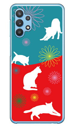 ねこ （クリア） fot Galaxy A32 5G SCG08 au Coverfull 平面 受注生産 スマホケース ハードケース au scg08 ケース scg08 カバー galaxy a32 ケース galaxy a32 カバー ギャラクシー a32 ケース ギャラクシー a32 カバー ワイマックス 送料無料