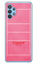 バレーコート ピンク(クリア) Galaxy A32 5G SCG08 au Coverfull スマホケース ハードケース au scg08 ケース scg08 カバー galaxy a32 ケース galaxy a32 カバー ギャラクシー a32 ケース ギャラクシー a32 カバー ワイマックス 送料無料(2)
