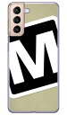 Cf LTD キャンプ イニシャル ベージュ×ブラック M (クリア) Galaxy S21 5G SCG09・SC-51B au・docomo Coverfull galaxy s21 5g scg09 sc-51b ケース galaxy s21 5g scg09 sc-51b カバー scg09 sc-51b ケース scg09 sc-51b カバー 送料無料