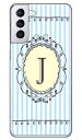 Cf LTD イニシャル アルファベット J サックス (クリア) Galaxy S21+ 5G SCG10 au Coverfull au scg10 ケース scg10 カバー galaxy s21 plus 5gケース galaxy s21 plus 5gカバー ギャラクシー s21 プラス 5G ケース ギャラクシー s21 送料無料(2)