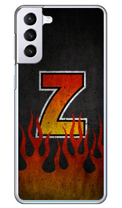 Cf LTD ファイア イニシャル Z （クリア） Galaxy S21+ 5G SCG10 au Coverfull au scg10 ケース scg10 カバー galaxy s21 plus 5gケース galaxy s21 plus 5gカバー ギャラクシー s21 プラス 5G ケース ギャラクシー s21 送料無料