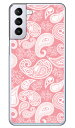 Cf LTD ピンキーコレクション ペイズリー （クリア） Galaxy S21+ 5G SCG10 au Coverfull au scg10 ケース scg10 カバー galaxy s21 pl..