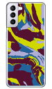 アブストラクト Camo グリーン ブラウン (クリア) Galaxy S21+ 5G SCG10 au Coverfull au scg10 ケース scg10 カバー galaxy s21 plus 5gケース galaxy s21 plus 5gカバー ギャラクシー s21 プラス 5G ケース ギャラクシー s21 プラス 5G 送料無料(2)