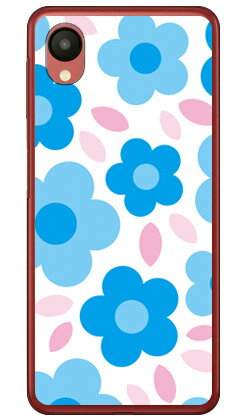 フラワーポップ ホワイト×ブルー (ハードケース) Galaxy A23 5G SCG18・SC-56C・SM-A233C SECOND SKIN galaxy a23 ケース galaxy a23 5g ケース galaxy a23 5gケース galaxy a23フィルム galaxy a23 scg18 ケース galaxy a23 スマホケース galaxy a23 5g 送料無料★