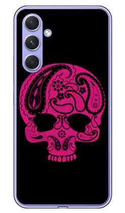 樂天商城 - Paisley skull ブラック （ソフトケース） design by ROTM Galaxy A54 5G SCG21・SC-53D SECOND SKIN GALAXY A54 5G ケース Galaxy A54 ケース galaxy a54カバー Galaxy A54 5G 本体 保護 galaxy a54 ケース Galaxy A54 5G ケース 衝撃保護 galaxu a54カバー 送料無料★