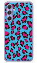 Leopard ブルー (ソフトケース) design by ROTM Galaxy A54 5G SCG21・SC-53D SECOND SKIN GALAXY A54 5G ケース Galaxy A54 ケース galaxy a54カバー Galaxy A54 5G 本体 保護 galaxy a54 ケース Galaxy A54 5G ケース 衝撃保護 galaxu a54カバー galaxy a54 送料無料★(2)