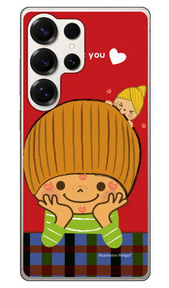 乐天商城 - だいすき (クリア) design by Ringo Galaxy S25 Ultra SCG32 SC-52F SM-S938Z SM-S938Q Coverfull 本体 保護 ハードケース スマホカバー　送料無料