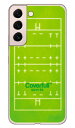 ラグビーコート グリーン(クリア) Galaxy S22 SCG13 SC-51C au・docomo Coverfull カバフル 平面 受注生産 スマホケー...