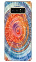 Tie dye レッドブルー design by ROTM Galaxy Note8 SCV37・SC-01K au・docomo SECOND SKIN ハードケース scv37 sc-01k カバー scv37 sc-01k ケース galaxy note 8 ケース galaxy note 8 scv37 sc-01k ケース ギャラクシーノート8 カバー 送料無料(2)