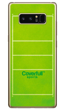 樂天商城 - バレーコート グリーン（クリア） Galaxy Note8 SCV37・SC-01K au・docomo Coverfull ハードケース scv37 sc-01k カバー scv37 sc-01k ケース galaxy note 8 ケース galaxy note 8 scv37 sc-01k ケース ギャラクシーノート8 カバー 送料無料