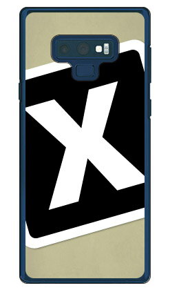樂天商城 - Cf LTD キャンプ イニシャル ベージュ×ブラック X （クリア） Galaxy Note9 SCV40・SC-01L au・docomo Coverfull scv40 sc-01l カバー scv40 sc-01l ケース galaxy note 9 ケース galaxy note 9 scv40 sc-01l ケース ギャラクシーノート9 カバー 送料無料