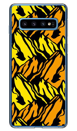 マウンテン イエロー （クリア） Galaxy S10 SCV41・SC-03L au・docomo・楽天モバイル YESNO galaxy s10 scv41 sc-03l ケース galaxy s10 scv41 sc-03l カバー scv41 sc-03l ケース ケース ギャラクシーS10 送料無料