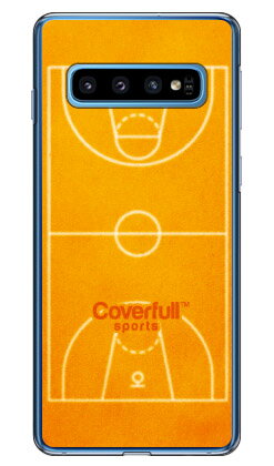 樂天商城 - バスケットコート オレンジ（クリア） Galaxy S10 SCV41・SC-03L au・docomo・楽天モバイル Coverfull galaxy s10 scv41 sc-03l ケース galaxy s10 scv41 sc-03l カバー scv41 sc-03l ケース ケース ギャラクシーS10 送料無料
