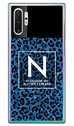 Rakuten - Cf LTD ヒョウ柄 ネイルボトル イニシャル N ブルー （クリア） Galaxy Note10+ SCV45・SC-01M au・docomo・楽天モバイル Coverfull scv45 sc-01m カバー scv45 sc-01m ケース galaxy note 10+ ケース galaxy note 10+ scv45 sc-01m ケース 送料無料