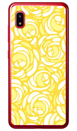 ローズポップ パステルイエロー （クリア） Galaxy A20 SCV46・SC-02M au・docomo・MVNOスマホ（SIMフリー端末） YESNO scv46 sc-02m カバー scv46 sc-02m ケース galaxy a20 ケース galaxy a20 scv46 sc-02m ケース ギャラクシーA20 カバー 送料無料