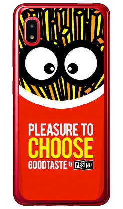 グッドテイスト ポテトくん （ソフトTPUクリア） Galaxy A20 SCV46・SC-02M au・docomo・MVNOスマホ（SIMフリー端末） YESNO scv46 sc-02m カバー scv46 sc-02m ケース galaxy a20 ケース galaxy a20 scv46 sc-02m ケース ギャラクシーA20 カバー 送料無料