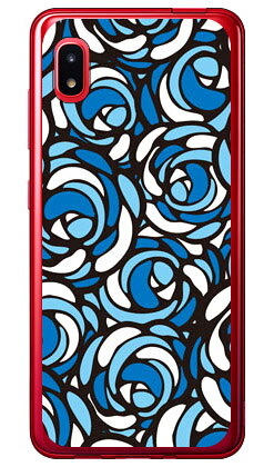 Rakuten - ローズポップ ブルー （ソフトTPUクリア） Galaxy A20 SCV46・SC-02M au・docomo・MVNOスマホ（SIMフリー端末） YESNO scv46 sc-02m カバー scv46 sc-02m ケース galaxy a20 ケース galaxy a20 scv46 sc-02m ケース ギャラクシーA20 カバー 送料無料