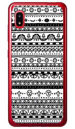 乐天商城 - メキシカンフォーク モノクロ （ソフトTPUクリア） Galaxy A20 SCV46・SC-02M au・docomo・MVNOスマホ（SIMフリー端末） SECOND SKIN scv46 sc-02m カバー scv46 sc-02m ケース galaxy a20 ケース galaxy a20 scv46 sc-02m ケース 送料無料
