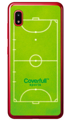 フットサルコート グリーン（クリア） Galaxy A20 SCV46・SC-02M au・docomo・MVNOスマホ（SIMフリー端末） Coverfull scv46 sc-02m カバー scv46 sc-02m ケース galaxy a20 ケース galaxy a20 scv46 sc-02m ケース ギャラクシーA20 カバー 送料無料
