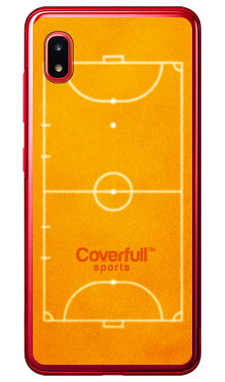 樂天商城 - フットサルコート オレンジ（クリア） Galaxy A20 SCV46・SC-02M au・docomo・MVNOスマホ（SIMフリー端末） Coverfull scv46 sc-02m カバー scv46 sc-02m ケース galaxy a20 ケース galaxy a20 scv46 sc-02m ケース ギャラクシーA20 カバー 送料無料