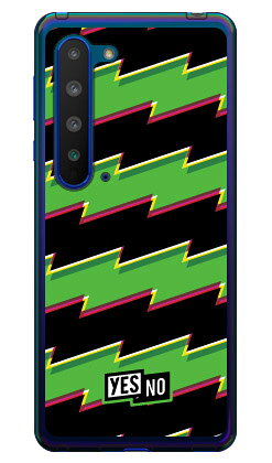乐天商城 - ライトニングボーダー グリーン （ソフトTPUクリア） AQUOS R5G SHG01・SH-51A・908SH au・docomo・SoftBank・楽天モバイル YESNO au shg01 sh-51a 908sh カバー shg01 sh-51a 908sh ケース aquos r5g shg01 sh-51a 908sh カバー aquos r5g shg01 送料無料