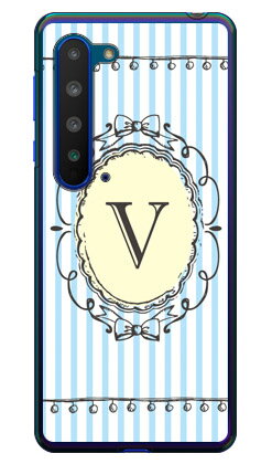 Cf LTD イニシャル アルファベット V サックス (クリア) fot AQUOS R5G SHG01・SH-51A・908SH au・docomo・SoftBank Coverfull au shg01 sh-51a 908sh カバー shg01 sh-51a 908sh ケース aquos r5g shg01 sh-51a 908sh カバー aquos r5g 送料無料
