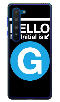 樂天商城 - Cf LTD サブウェイイニシャル G サックスブルー （クリア） fot AQUOS R5G SHG01・SH-51A・908SH au・docomo・SoftBank Coverfull au shg01 sh-51a 908sh カバー shg01 sh-51a 908sh ケース aquos r5g shg01 sh-51a 908sh カバー aquos r5g 送料無料