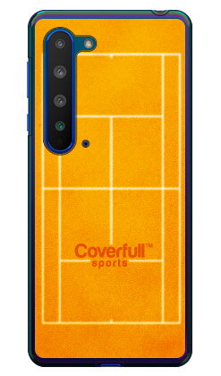 Rakuten - テニスコート オレンジ（クリア） fot AQUOS R5G SHG01・SH-51A・908SH au・docomo・SoftBank Coverfull au shg01 sh-51a 908sh カバー shg01 sh-51a 908sh ケース aquos r5g shg01 sh-51a 908sh カバー aquos r5g shg01 sh-51a 908sh カバー 送料無料