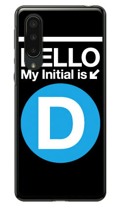 樂天商城 - Cf LTD サブウェイイニシャル D サックスブルー （クリア） AQUOS zero5G basic DX SHG02・A002SH au・SoftBank Coverfull au shg02 a002sh カバー shg02 a002sh ケース aquos zero5g basic shg02 a002sh カバー aquos zero5g basic shg02 a002sh 送料無料