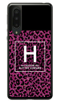 Cf LTD ヒョウ柄 ネイルボトル イニシャル H ピンク （クリア） AQUOS zero5G basic DX SHG02・A002SH au・SoftBank Coverfull au shg02 a002sh カバー shg02 a002sh ケース aquos zero5g basic shg02 a002sh カバー aquos zero5g basic 送料無料