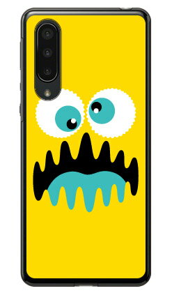 ワンダーモンスター イエロー （クリア） AQUOS zero5G basic DX SHG02・A002SH au・SoftBank YESNO au shg02 a002sh カバー shg02 a002sh ケース aquos zero5g basic shg02 a002sh カバー aquos zero5g basic shg02 a002sh カバー 送料無料
