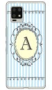 Cf LTD イニシャル アルファベット A サックス (クリア)AQUOS zero6 SHG04・A102SH au・SoftBank Coverfull カバフル 平面 受注生産 au shg04 a102sh カバー shg04 a102sh ケース aquos zero6 shg04 a102sh カバー aquos zero6 shg04 a102sh カバー 送料無料(2)