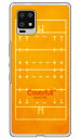 ラグビーコート オレンジ(クリア)AQUOS zero6 SHG04・A102SH au・SoftBank Coverfull カバフル 平面 受注生産 スマホ...