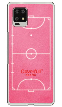 乐天商城 - フットサルコート ピンク（クリア）AQUOS zero6 SHG04・A102SH au・SoftBank Coverfull カバフル 平面 受注生産 スマホケース ハードケース au shg04 a102sh カバー shg04 a102sh ケース aquos zero6 shg04 a102sh カバー aquos zero6 shg04 a102sh カバー 送料無料