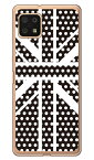 Cross dot union jack ブラック （ソフトTPUクリア） design by ROTM AQUOS sense6 SHG05・SH-54B・SH-RM19・SH-M19 au・docomo・楽天モバイル・MVNOスマホ（SIMフリー端末） SECOND SKIN au shg05 sh-54b カバー shg05 sh-54b ケース aquos sense6 shg05 送料無料