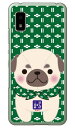 豆しば三兄弟シリーズ パグ兵衛 (クリア) AQUOS wish SHG06・A104SH・SH-RM20 wish2 SH-51C・A204SH docomo・au・SoftBank・Y!mobile・楽天モバイル 受注生産 スマホケース ハードケース au shg06 カバー shg06 ケース aquos wish shg06 カバー aquos wish 送料無料