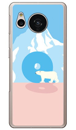 Cf LTD シロクマ イニシャル Q （ハードケース） AQUOS sense7 SHG10・SH
