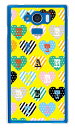 カラフルハート イエロー (クリア) AQUOS SERIE mini SHV31 au Coverfull shv31 カバー shv31 ケース aquos serie mini shv31 カバー aquos serie mini shv31 ケース shv31カバー shv31ケースアクオス ミニ ケース かわいい 送料無料(2)
